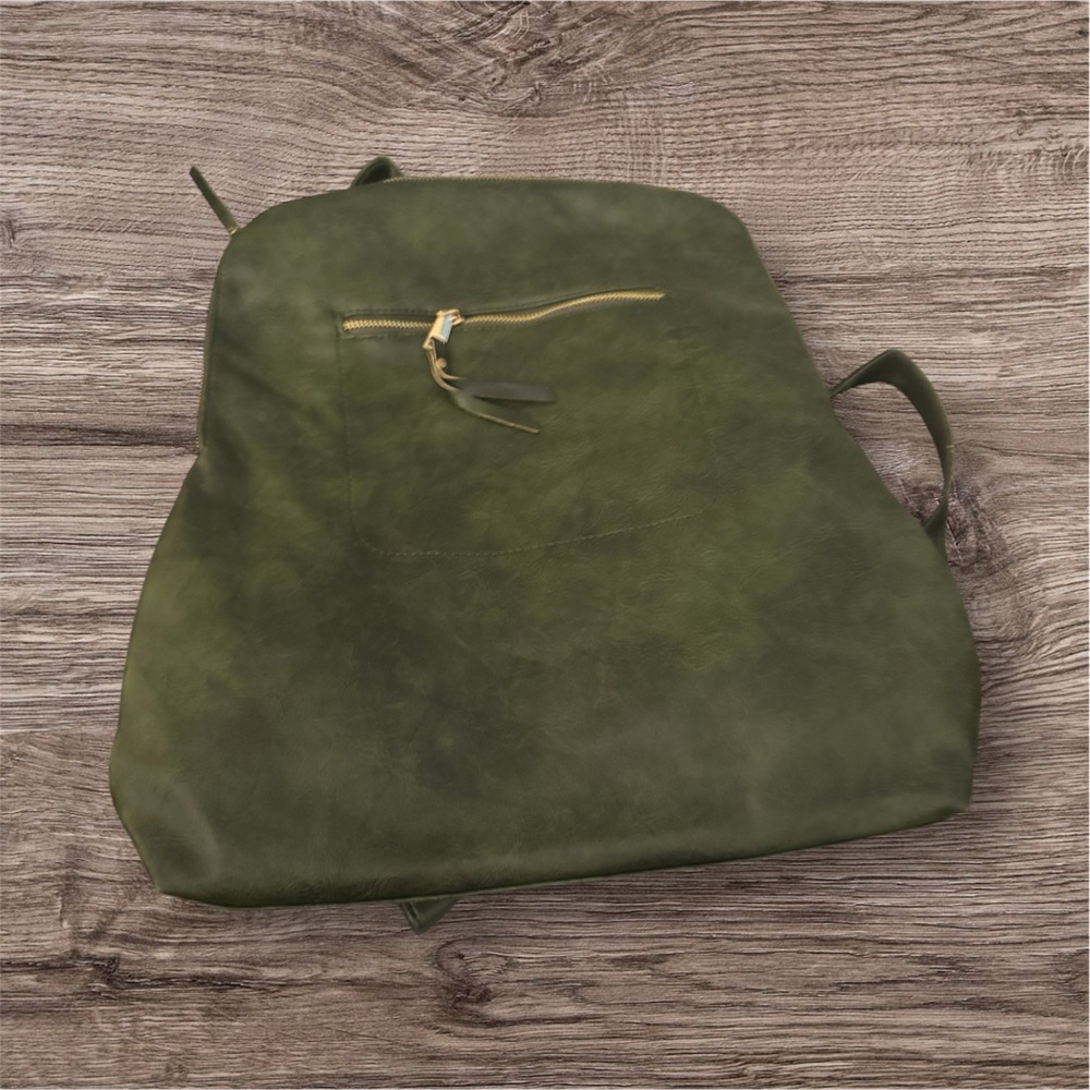 Elegant Forest Green Backpack